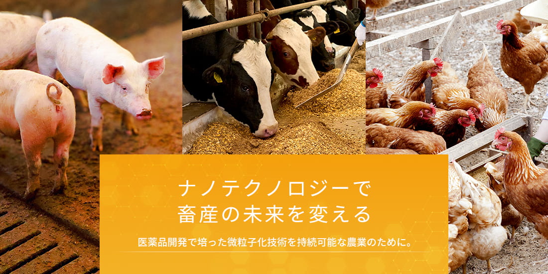 ナノテクノロジーで畜産の未来を変える